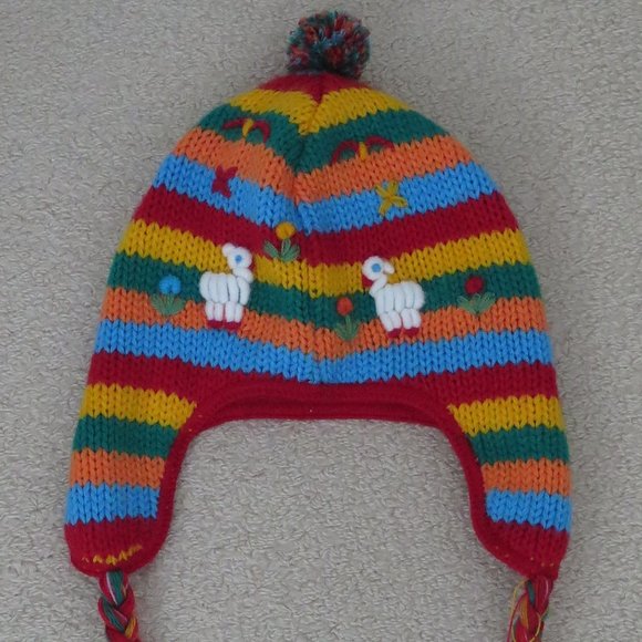 Girls Puruvian Hat - Picture 3 of 6